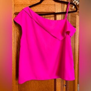 TCEC Elegant Pink Off-Shoulder Dress